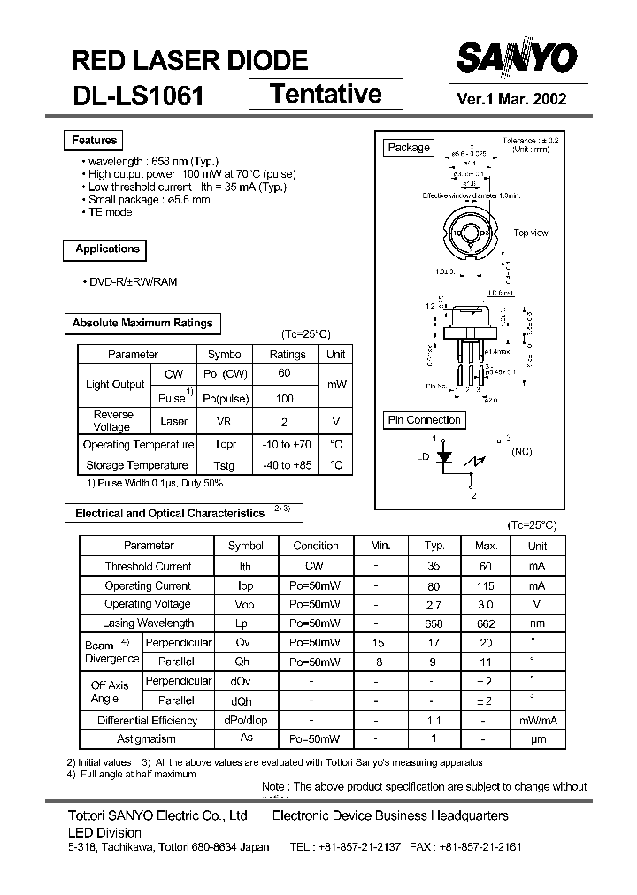 DL-LS1061_277717.PDF Datasheet