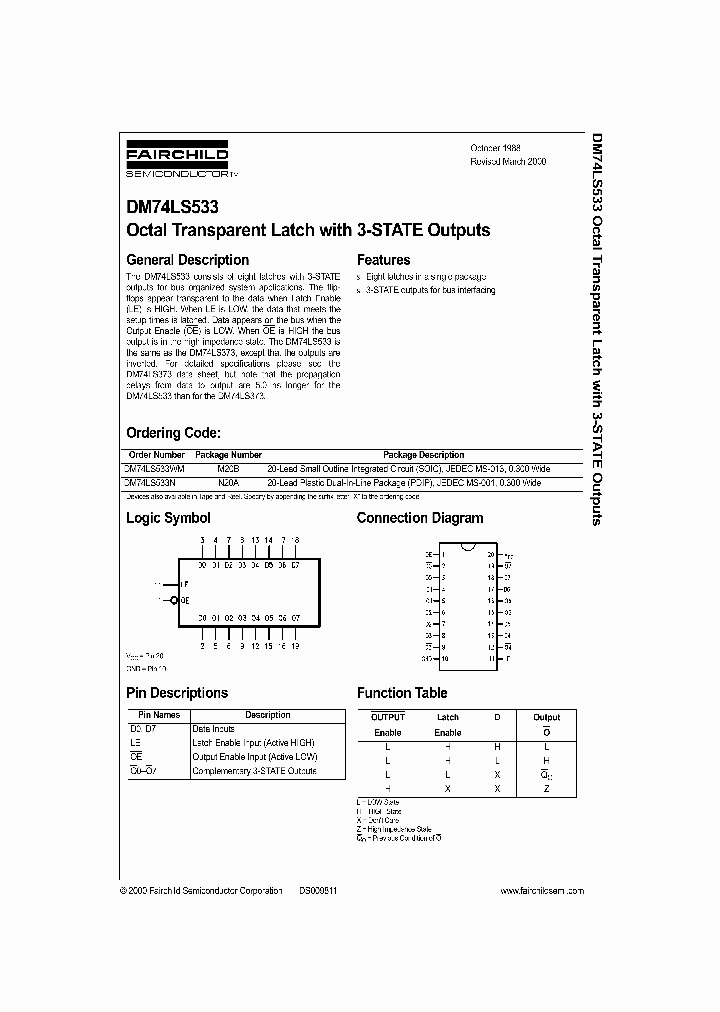 DM74LS533_257236.PDF Datasheet