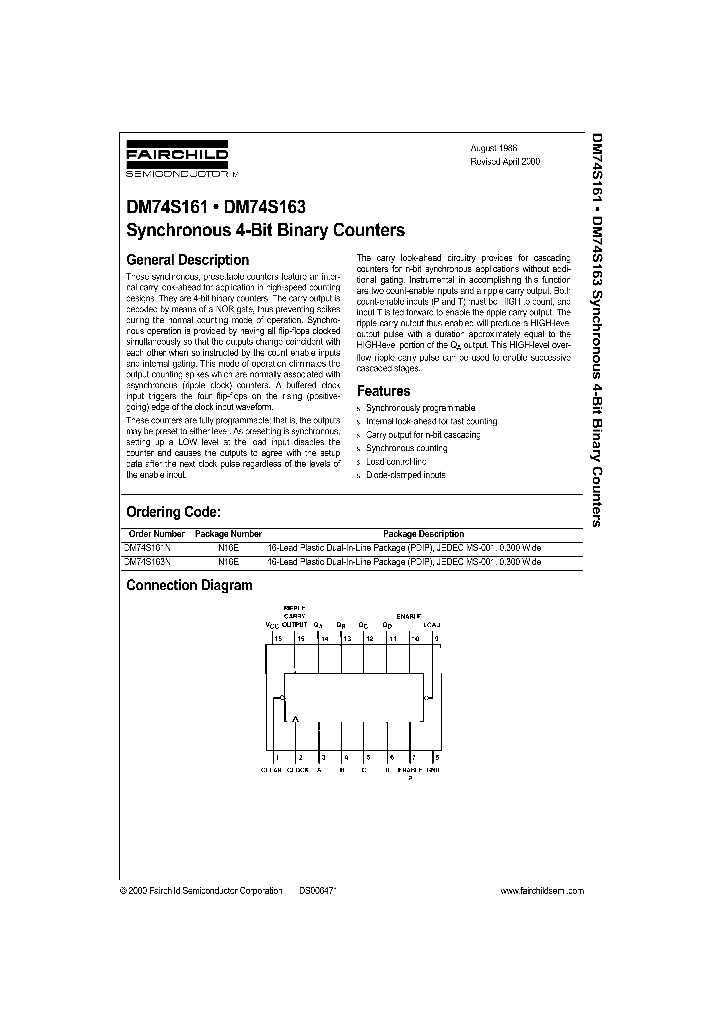 DM74S161_94172.PDF Datasheet