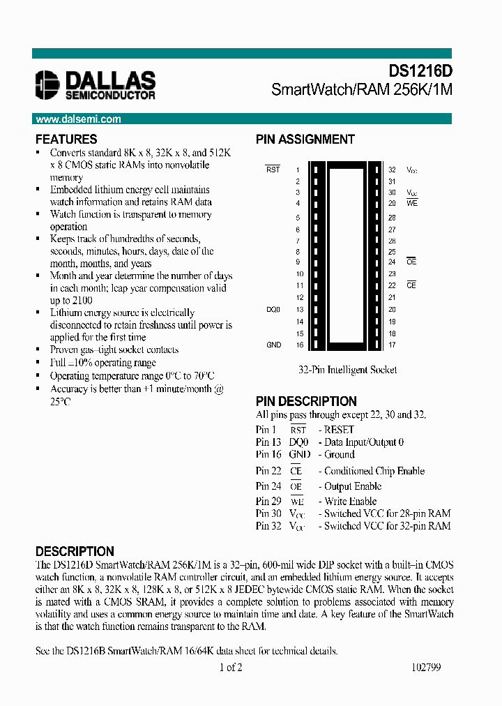 DS1216D_265519.PDF Datasheet