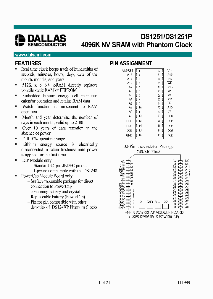 DS1251P_263651.PDF Datasheet