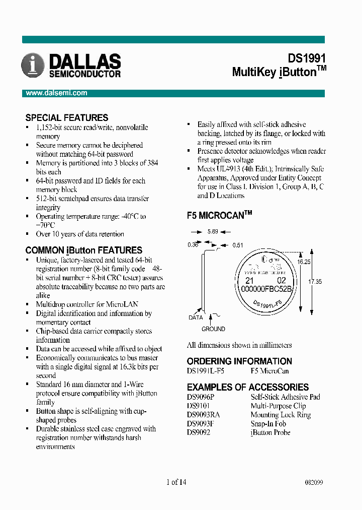 DS1991L-F5_269191.PDF Datasheet