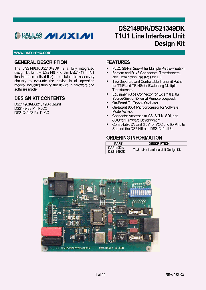 DS2149DK_237990.PDF Datasheet