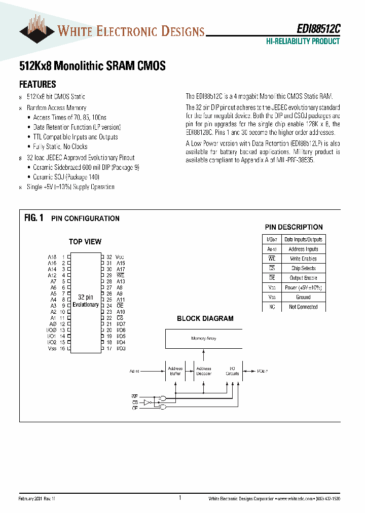 EDI88512CLP-C_201101.PDF Datasheet