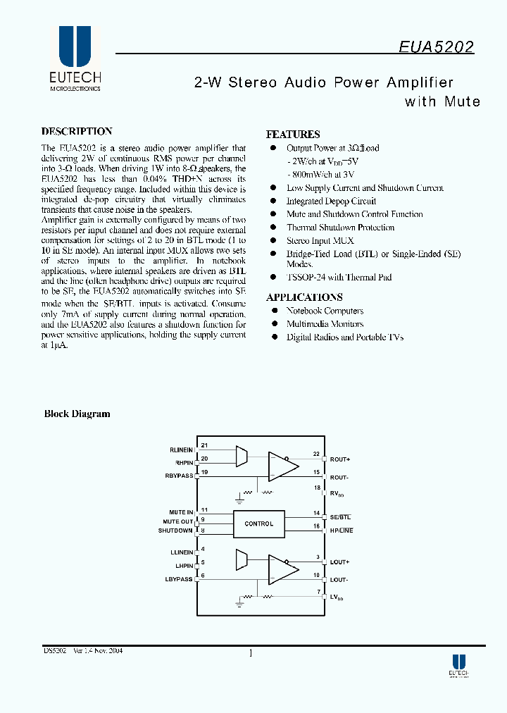 EUA5202_257485.PDF Datasheet