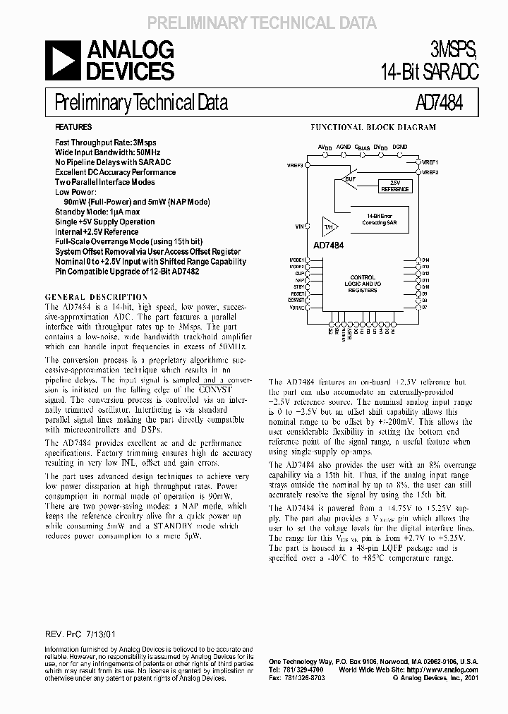 AD7484_246324.PDF Datasheet