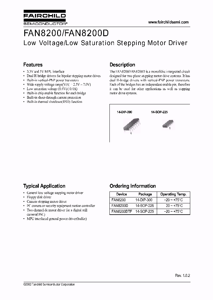 FAN8200_239950.PDF Datasheet