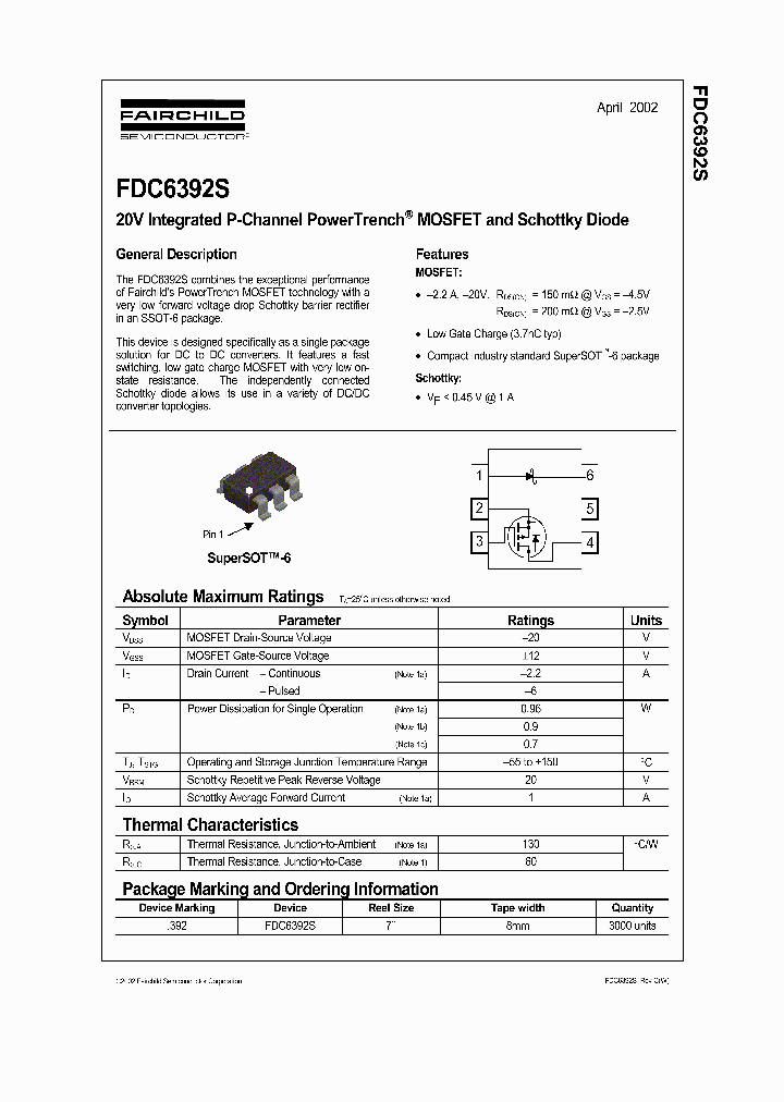 FDC6392S_251947.PDF Datasheet