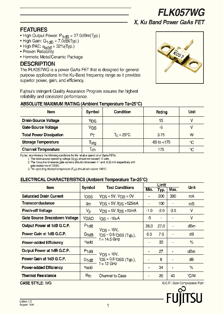 FLK057WG_301434.PDF Datasheet