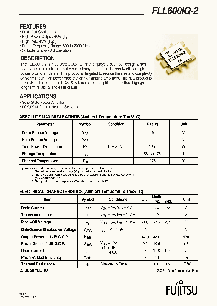 FLL600IQ-2_284336.PDF Datasheet