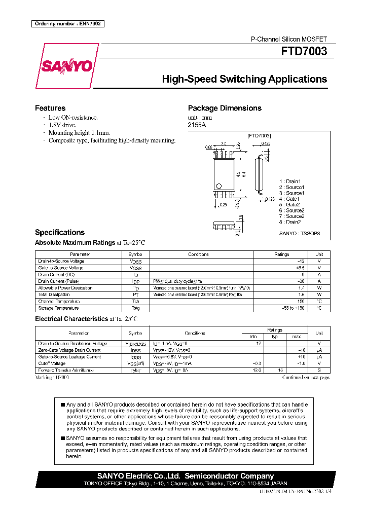 FTD7003_240557.PDF Datasheet