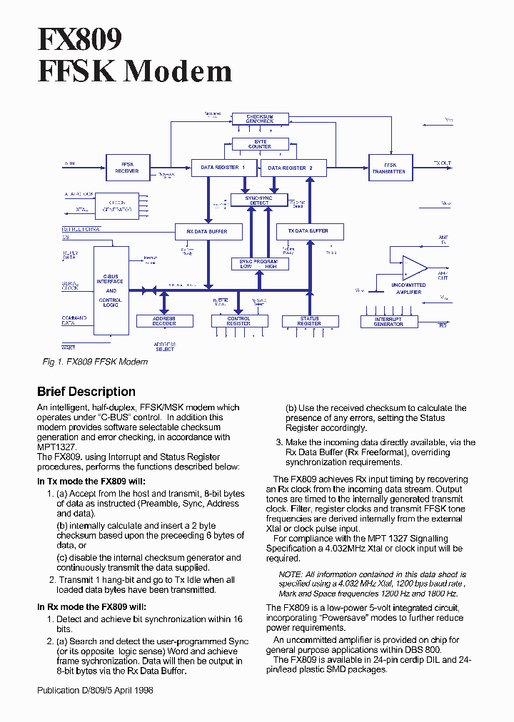 FX809_247335.PDF Datasheet