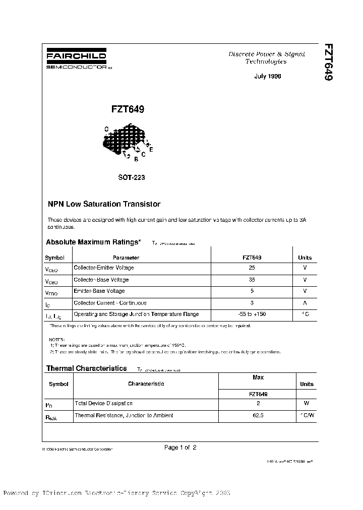 FZT649_201090.PDF Datasheet