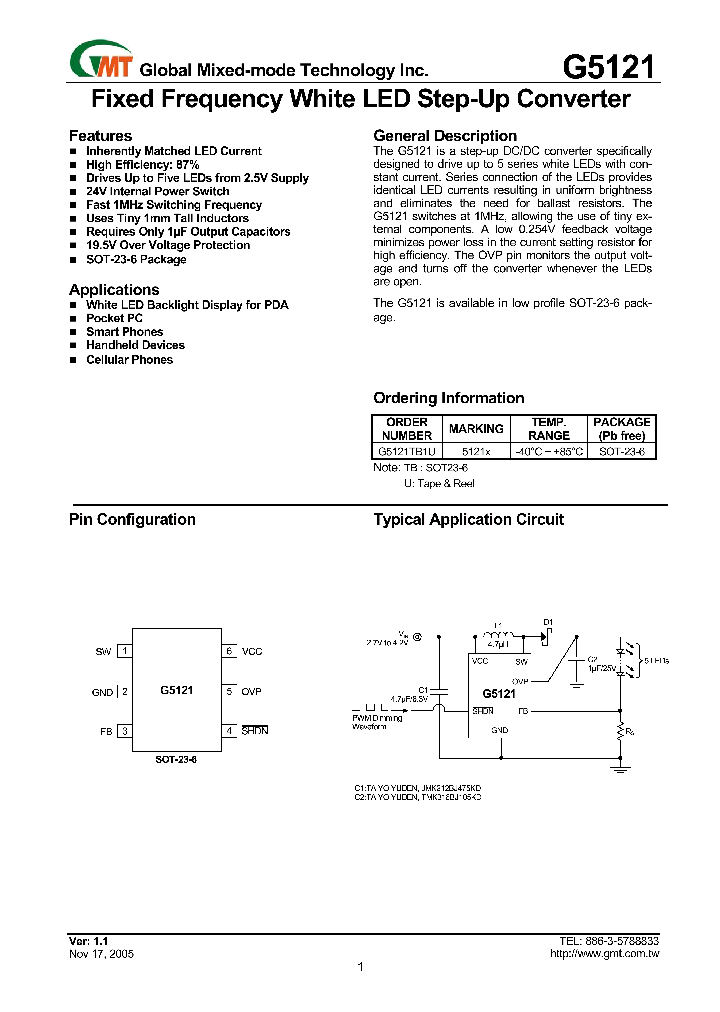 G5121TB1U_272559.PDF Datasheet