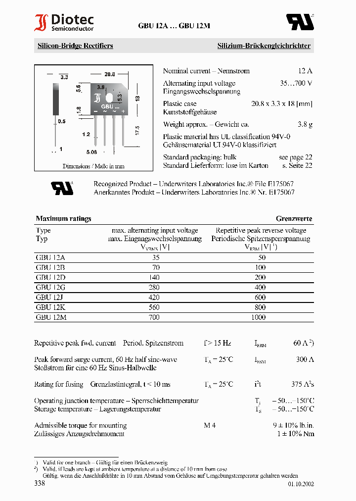 GBU12A_303169.PDF Datasheet