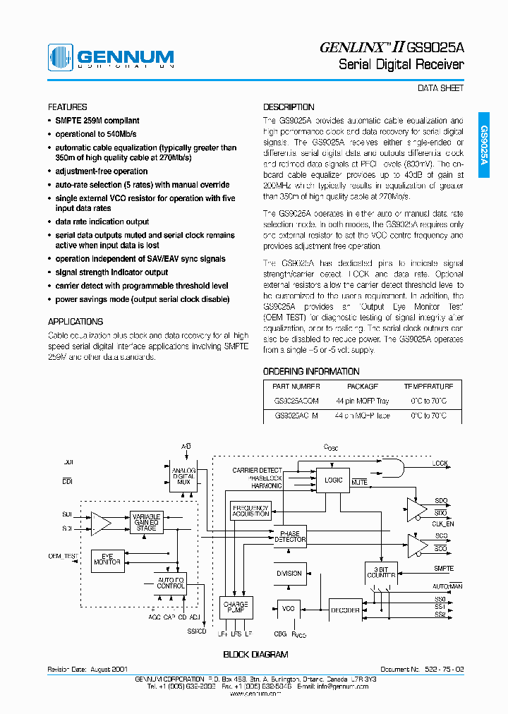 GS9025ACQM_293035.PDF Datasheet