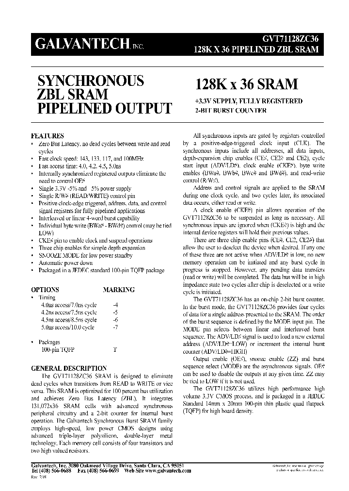 GVT71128ZC36_294662.PDF Datasheet