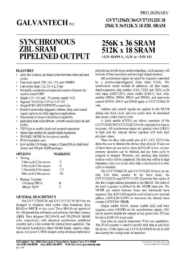 GVT71256ZC36_239126.PDF Datasheet