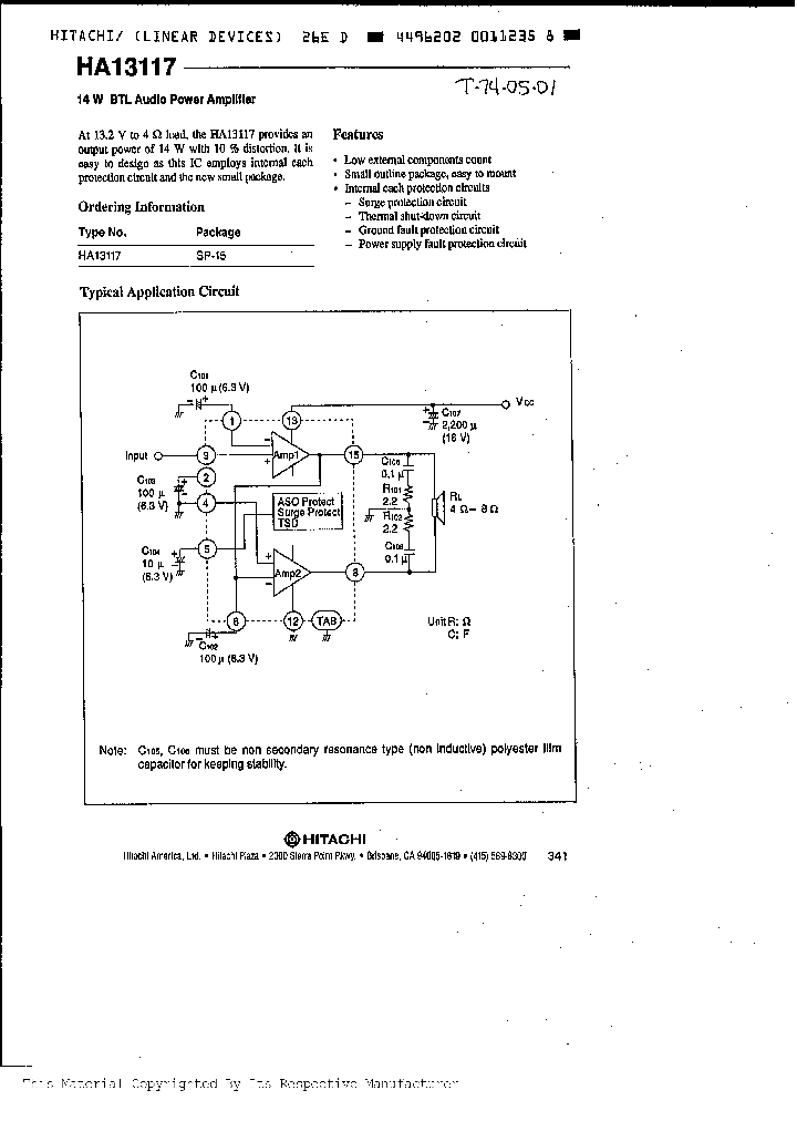 HA13117_239704.PDF Datasheet