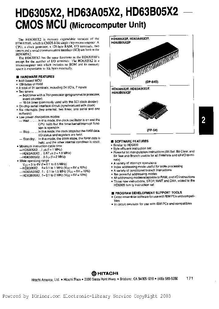 HD6305VOCP_220652.PDF Datasheet