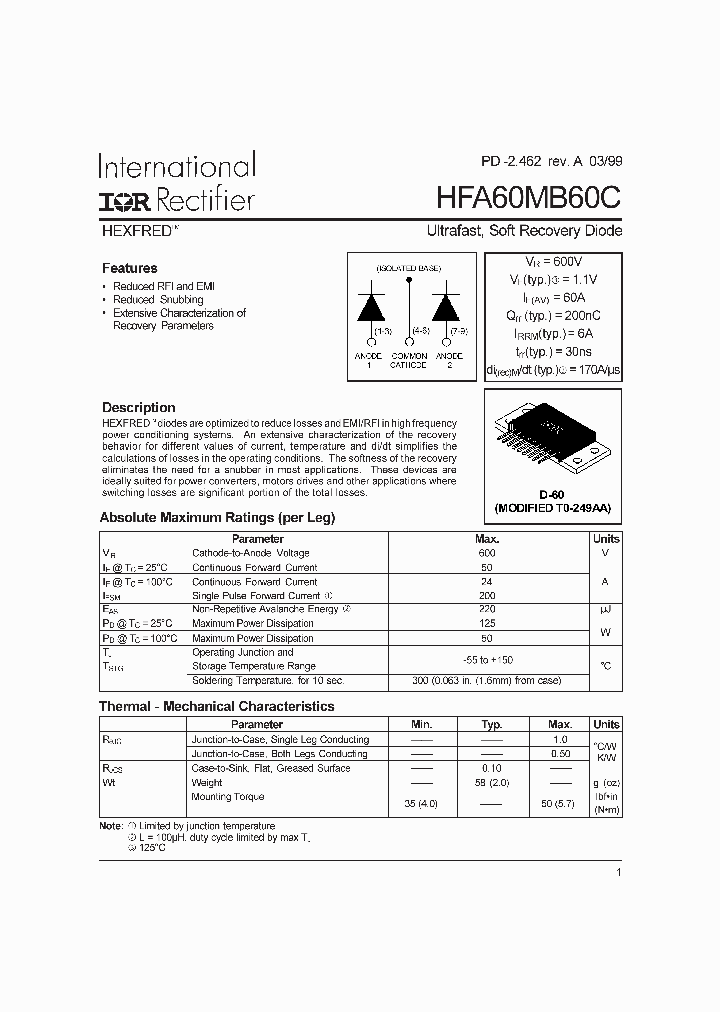HFA50PA60C_250387.PDF Datasheet