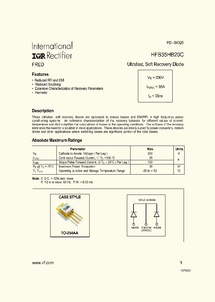 HFB35HB20C_275514.PDF Datasheet