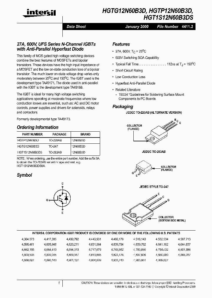 HGT1S12N60B3DS_278195.PDF Datasheet