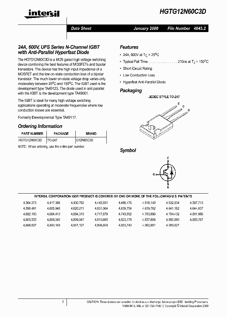 HGTG12N60C3D_282903.PDF Datasheet