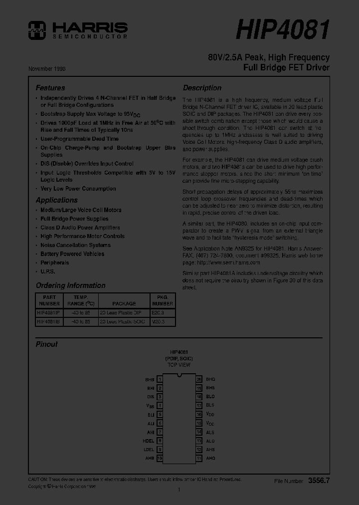 HIP4081_284781.PDF Datasheet