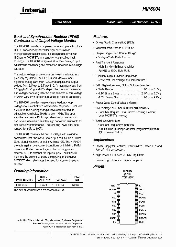 HIP6004_119979.PDF Datasheet
