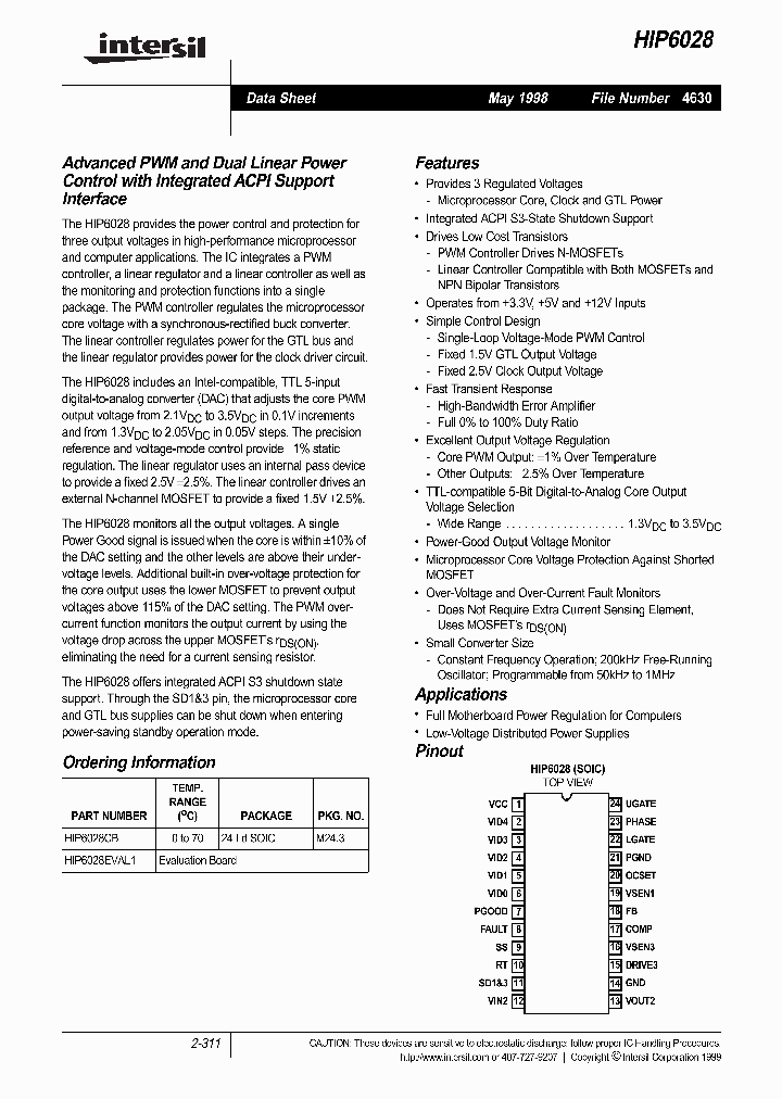 HIP6028_26253.PDF Datasheet