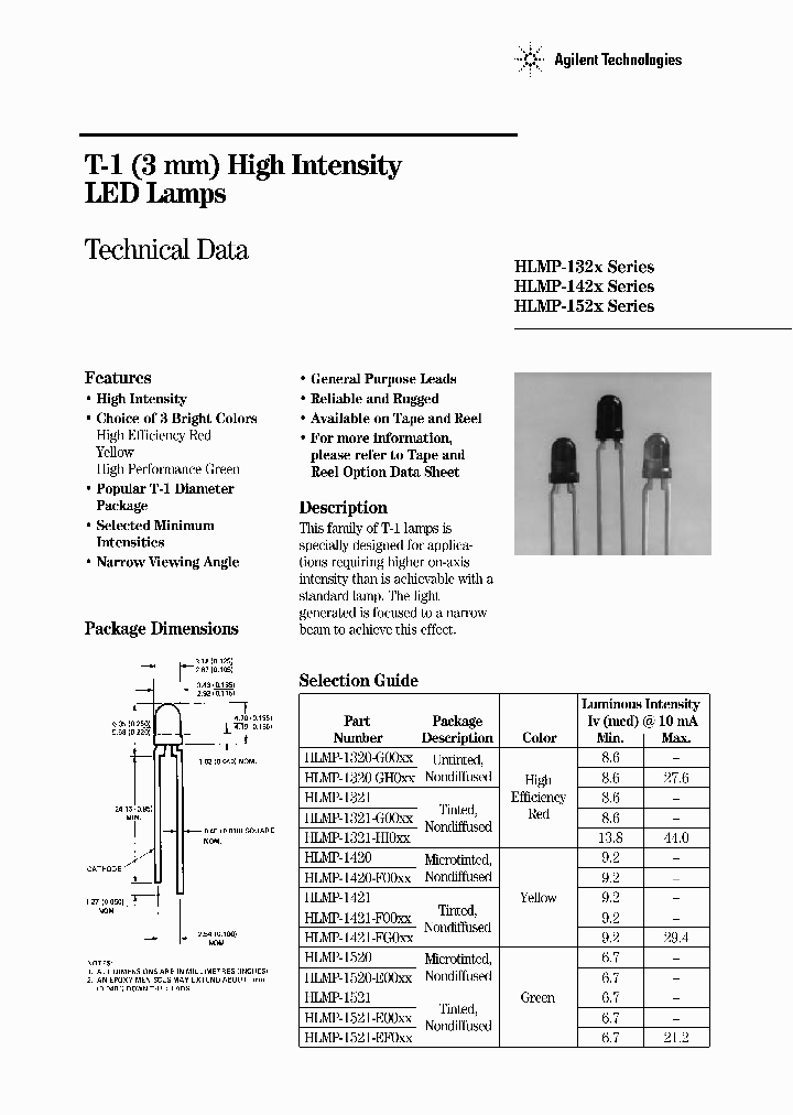 HLMP-1320-_303552.PDF Datasheet