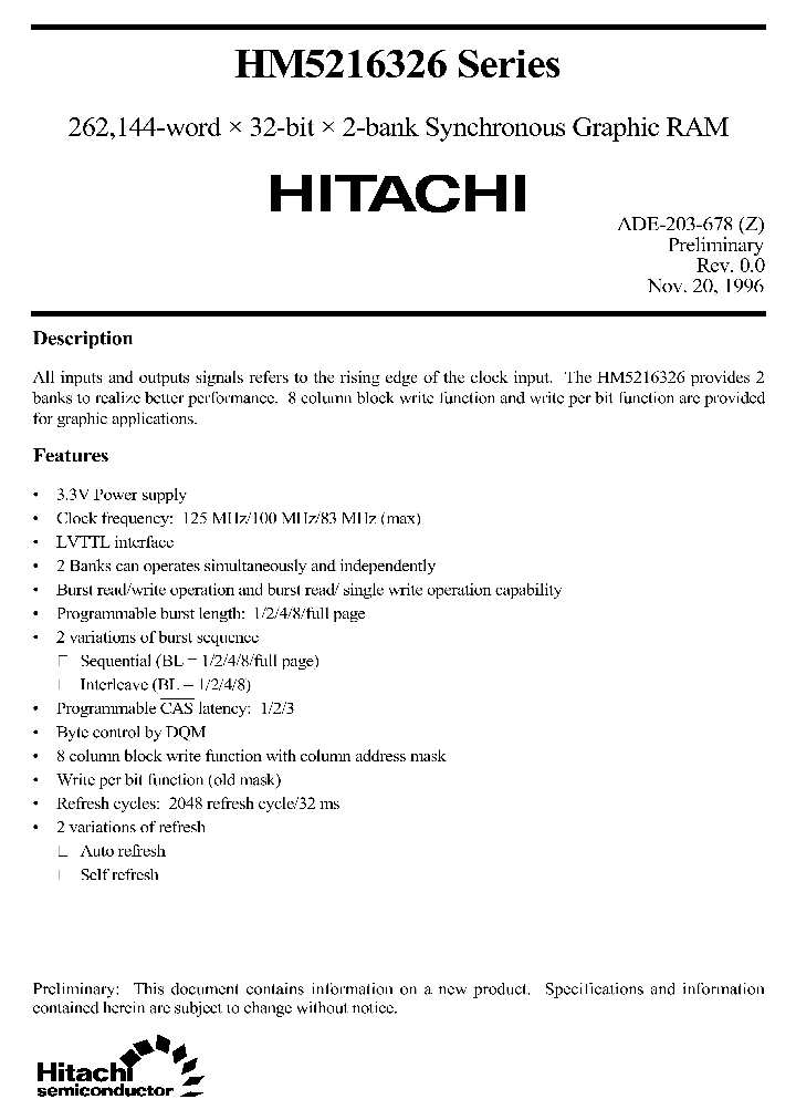 HM5216805SERIES_212527.PDF Datasheet