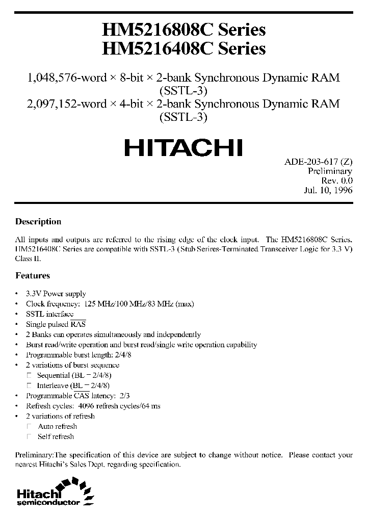 HM5216808CSERIES_224632.PDF Datasheet