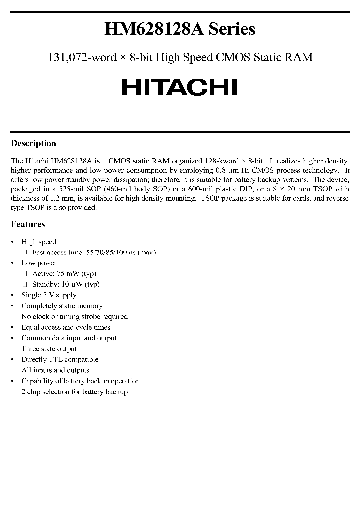 HM628128ASERIES_285731.PDF Datasheet
