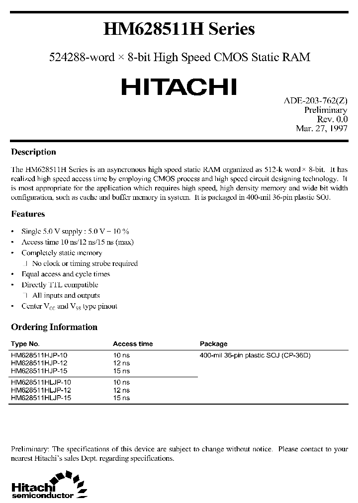 HM628511HSERIES_280810.PDF Datasheet