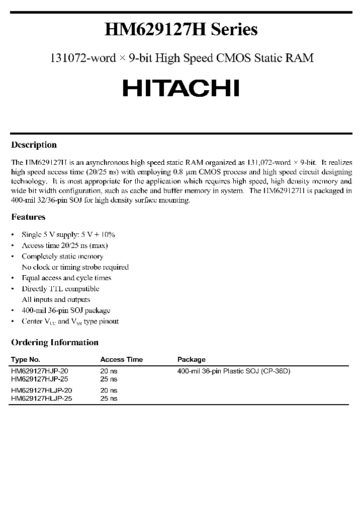 HM629127HSERIES_219966.PDF Datasheet