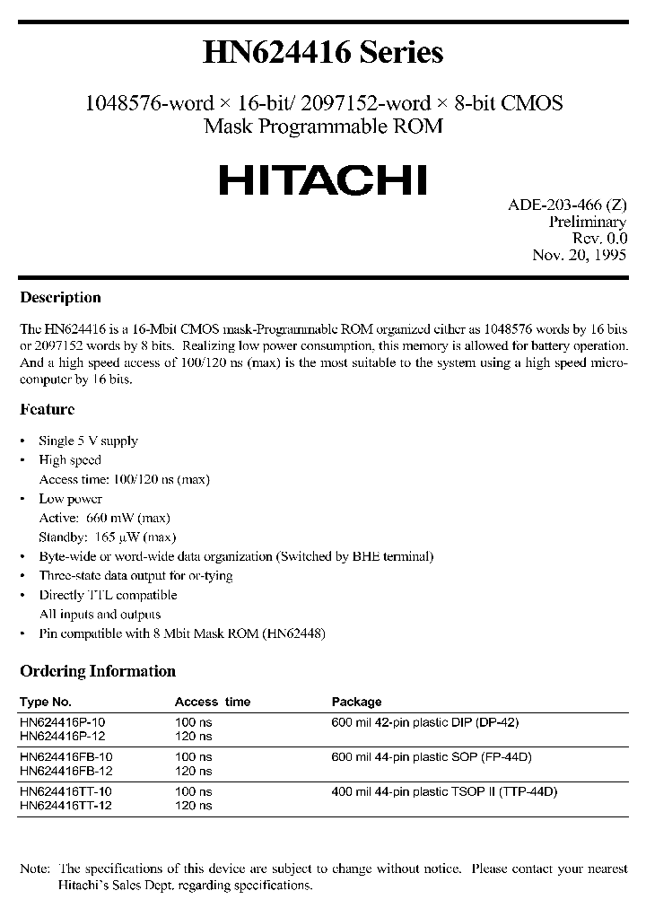 HN624416SERIES_235255.PDF Datasheet