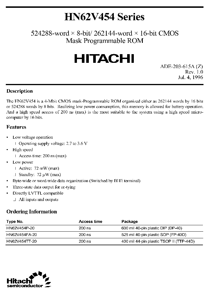 HN62V454SERIES_214685.PDF Datasheet