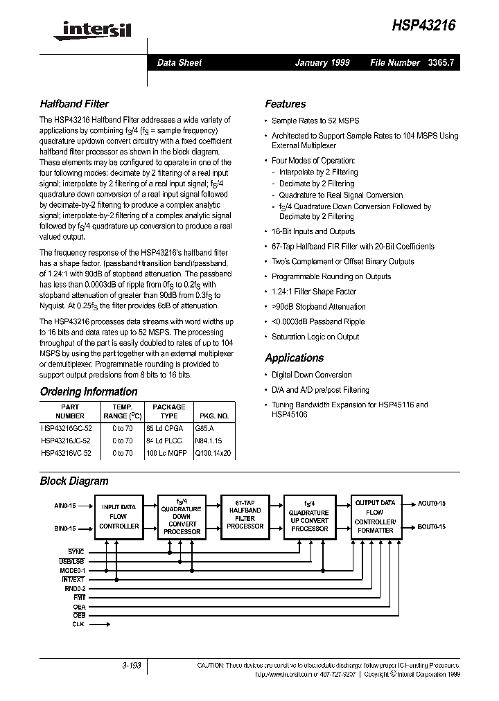 HSP43216_213745.PDF Datasheet
