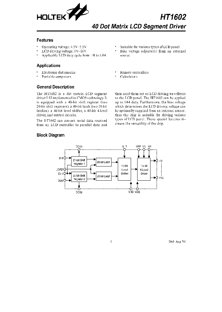 HT1602_236850.PDF Datasheet