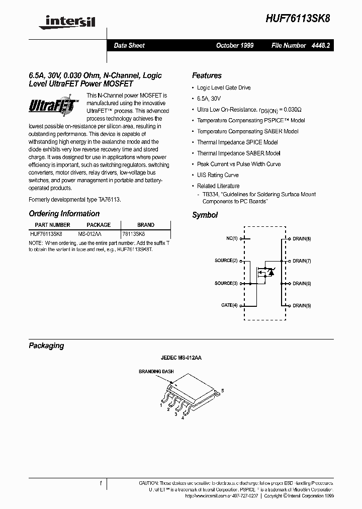 HUF76113SK8_293692.PDF Datasheet