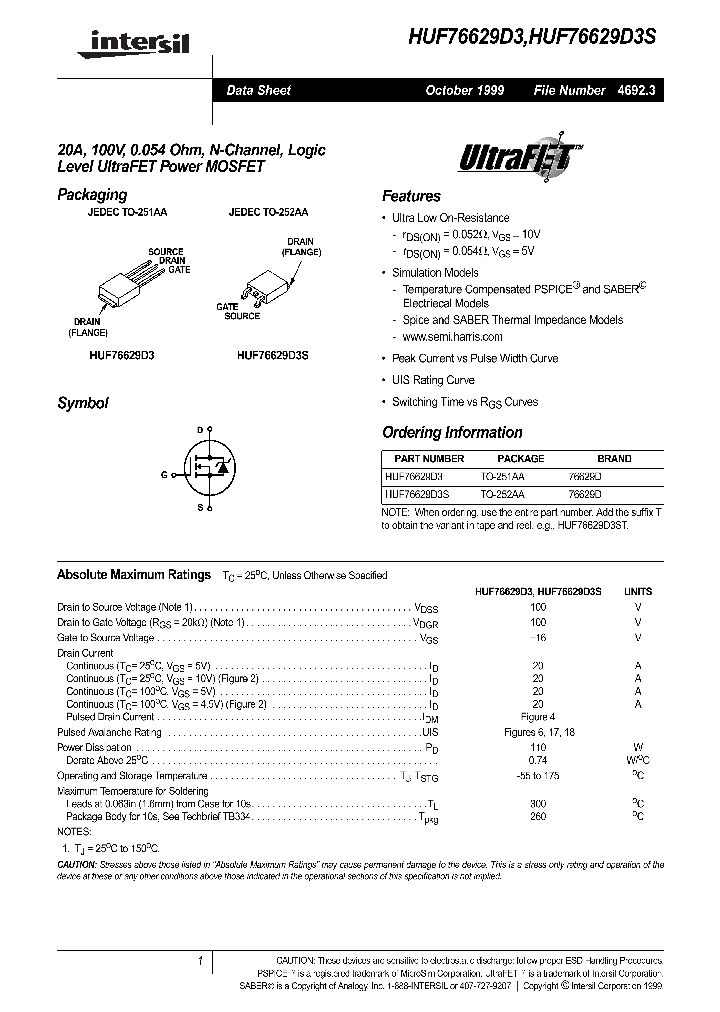 HUF76629D3S_280449.PDF Datasheet