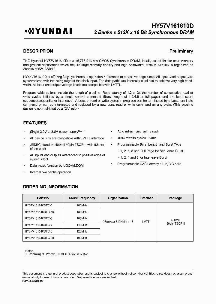 HY57V161610D_280676.PDF Datasheet