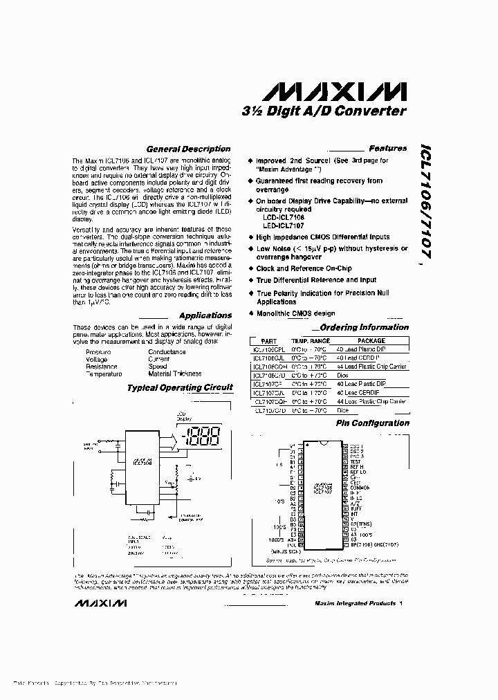 ICL7107CPL_258136.PDF Datasheet