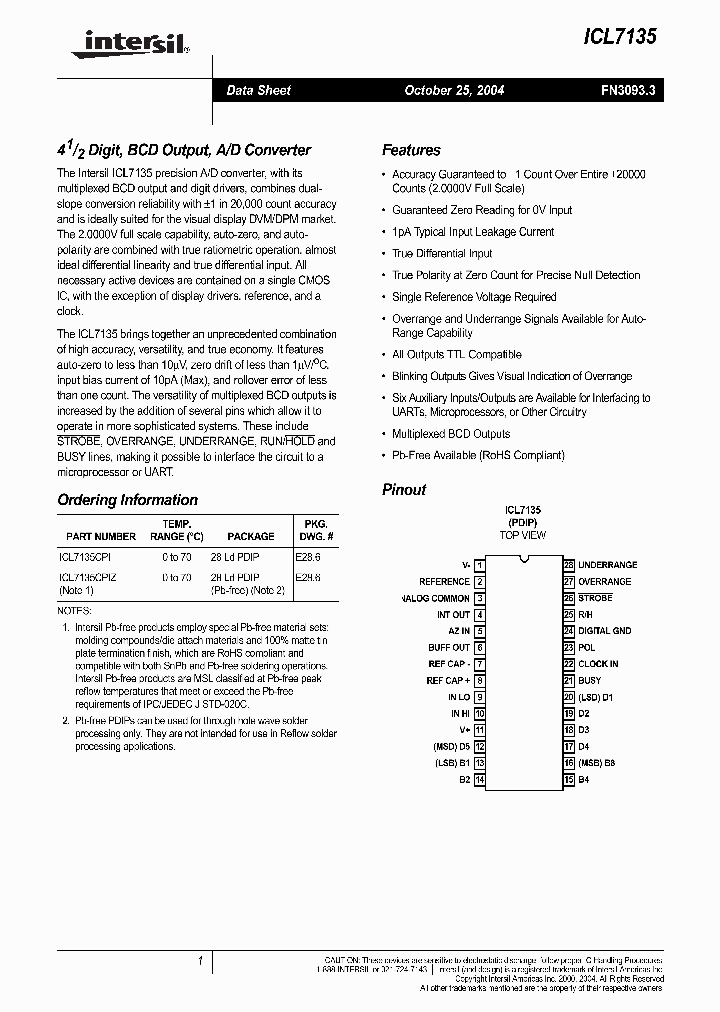 ICL7135CPI_261725.PDF Datasheet