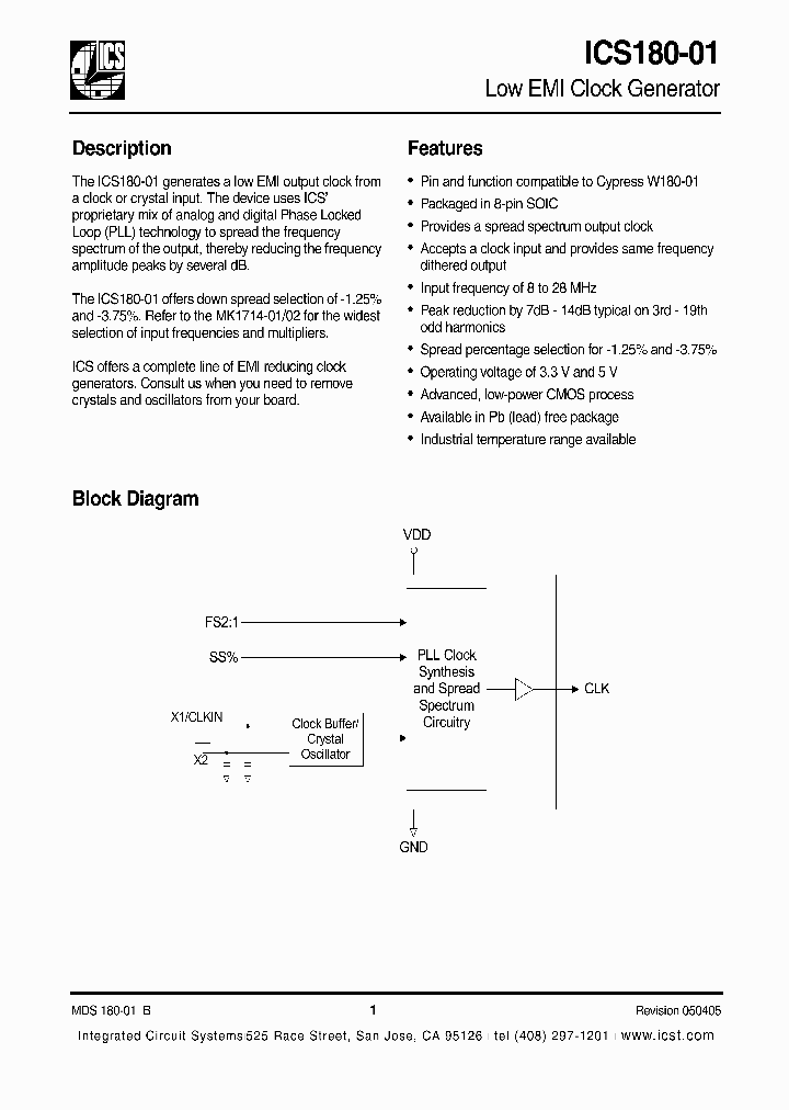 ICS180-01_218426.PDF Datasheet