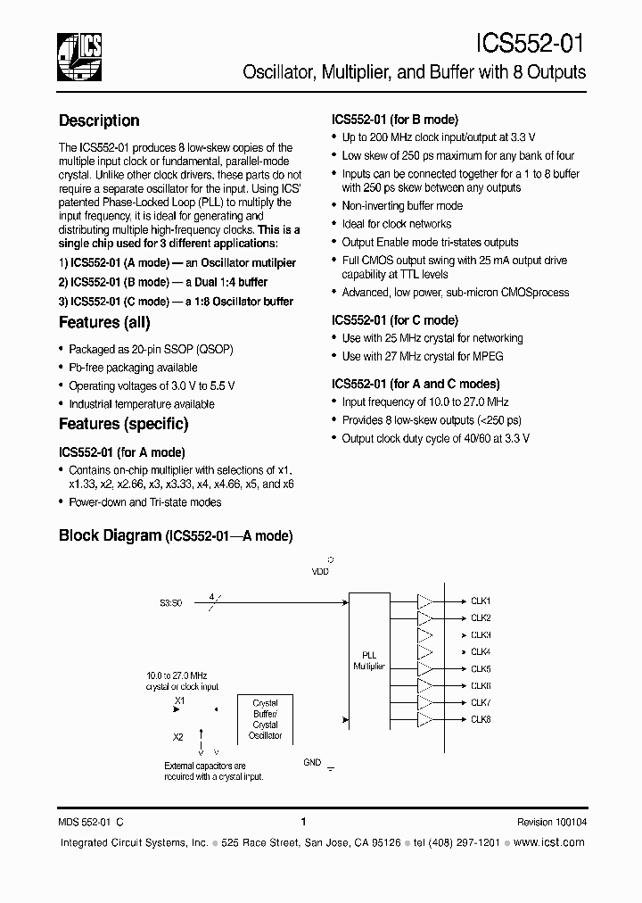 ICS55201-0_205593.PDF Datasheet