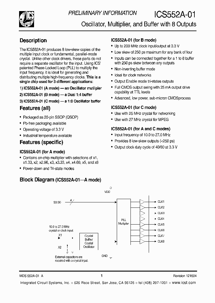 ICS552A-01_205603.PDF Datasheet