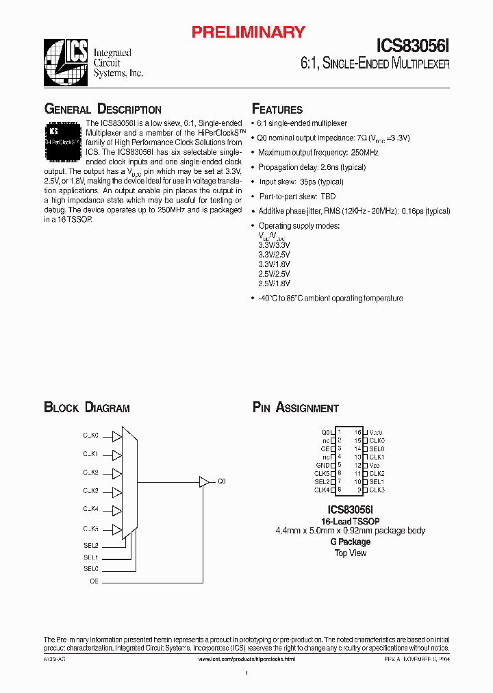 ICS83056I_297997.PDF Datasheet